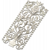 Floral Urn Door Panel - detailed STL 3D model for CNC