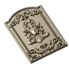Decorative Fleur-de-Lis Panel STL Model for CNC