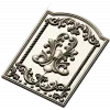 Decorative Fleur-de-Lis Panel STL Model for CNC