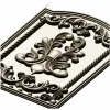 Decorative Fleur-de-Lis Panel STL Model for CNC
