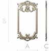 Ornate Baroque Frame 3D STL Model for CNC Milling
