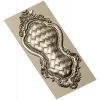 Ornate Basket Weave Decorative Panel STL Model for CNC
