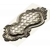 Ornate Basket Weave Decorative Panel STL Model for CNC