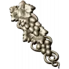 Elegant Grapevine Relief 3D Model for CNC