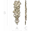 Elegant Grapevine Relief 3D Model for CNC