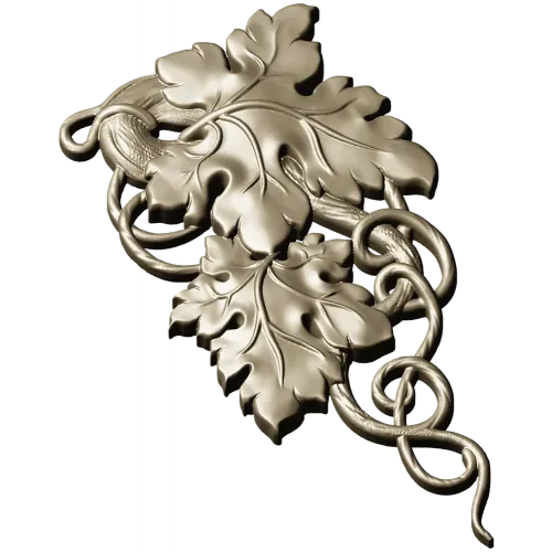 Grapevine Carving 3D Model for CNC Milling in STL Format