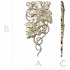 Grapevine Carving 3D Model for CNC Milling in STL Format