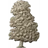 Ornamental Tree 3D Model for CNC Milling in STL Format