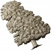 Ornamental Tree 3D Model for CNC Milling in STL Format
