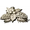 Резная композиция со шишками - STL для ЧПУ