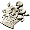 Корзинка с каллами - 3D модель STL для ЧПУ