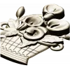 Корзинка с каллами - 3D модель STL для ЧПУ