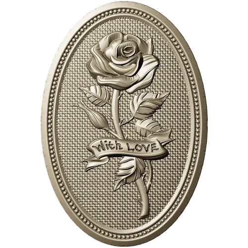 Detailed Rose Plaque 3D Model STL for CNC Milling