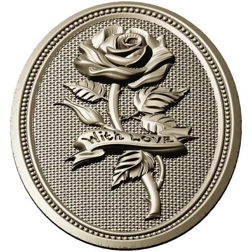 Detailed Rose Plaque 3D Model STL for CNC Milling