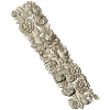 Ornate Floral Panel STL Model for CNC Milling