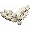 Oak Leaf and Acorn Decorative Corner STL Model for CNC