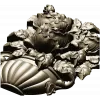 Floral Bouquet in Classic Vase 3D Model STL for CNC Milling