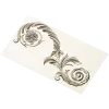 Elegant Floral Acanthus STL Model for CNC Milling