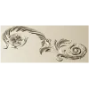 Elegant Floral Acanthus STL Model for CNC Milling