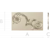 Elegant Floral Acanthus STL Model for CNC Milling