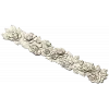 Detailed Floral Garland CNC STL Model for Wood Carving