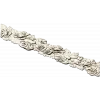 Detailed Floral Garland CNC STL Model for Wood Carving