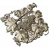 Виноградная декоративная панель - 3D модель STL для ЧПУ