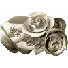 Rose Blossom Cluster STL Model for CNC Milling
