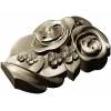 Rose Blossom Cluster STL Model for CNC Milling