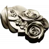 Rose Blossom Cluster STL Model for CNC Milling