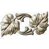 Detailed Floral Vine STL Model for CNC Milling