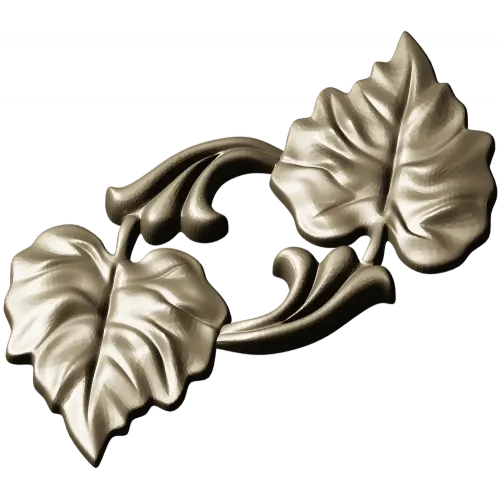 Detailed Floral Vine STL Model for CNC Milling