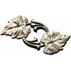 Detailed Floral Vine STL Model for CNC Milling