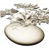 3D модель "Ромашковое яйцо" - STL для ЧПУ