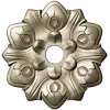 Floral Medallion STL Model for CNC Milling