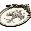 Floral Elegance Medallion 3D STL Model for CNC