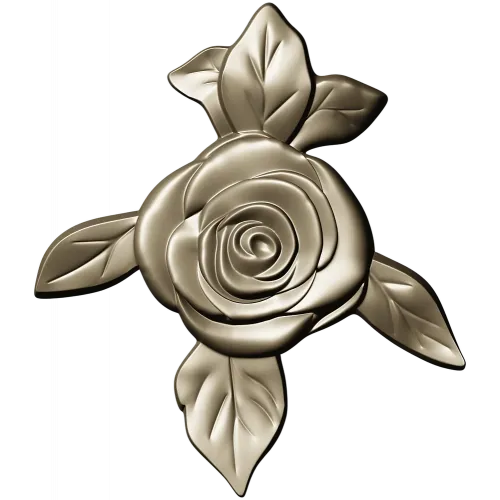 Rose Floral CNC STL Model for Wood Carving