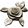 Rose Floral CNC STL Model for Wood Carving