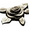 Rose Floral CNC STL Model for Wood Carving