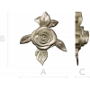 Rose Floral CNC STL Model for Wood Carving
