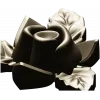 Floral Rose Ornament 3D Model for CNC Milling in STL Format