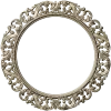 Baroque Acanthus Round Frame STL 3D Model for CNC Milling