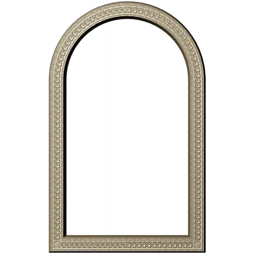 Arched Ornamental Frame STL for CNC