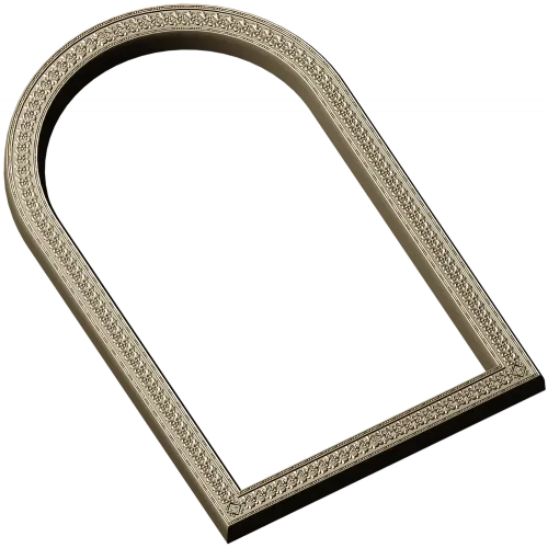 Arched Ornamental Frame STL for CNC