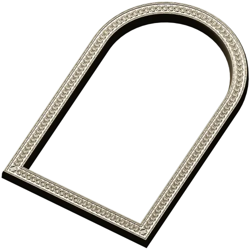 Arched Ornamental Frame STL for CNC