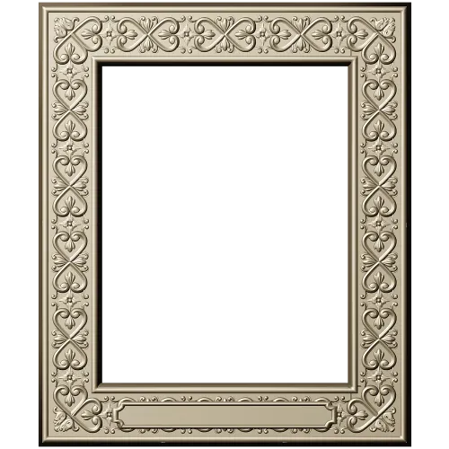 Regal Fleur Frame - ornate frame 3D model (STL) for CNC