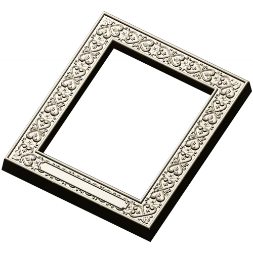 Regal Fleur Frame - ornate frame 3D model (STL) for CNC