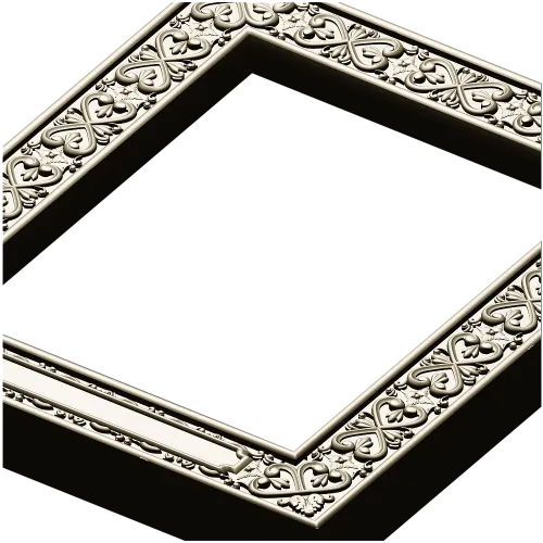 Regal Fleur Frame - ornate frame 3D model (STL) for CNC