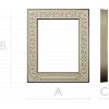 Regal Fleur Frame - ornate frame 3D model (STL) for CNC