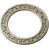 Greek-Key Round Frame - STL 3D Model for CNC Milling